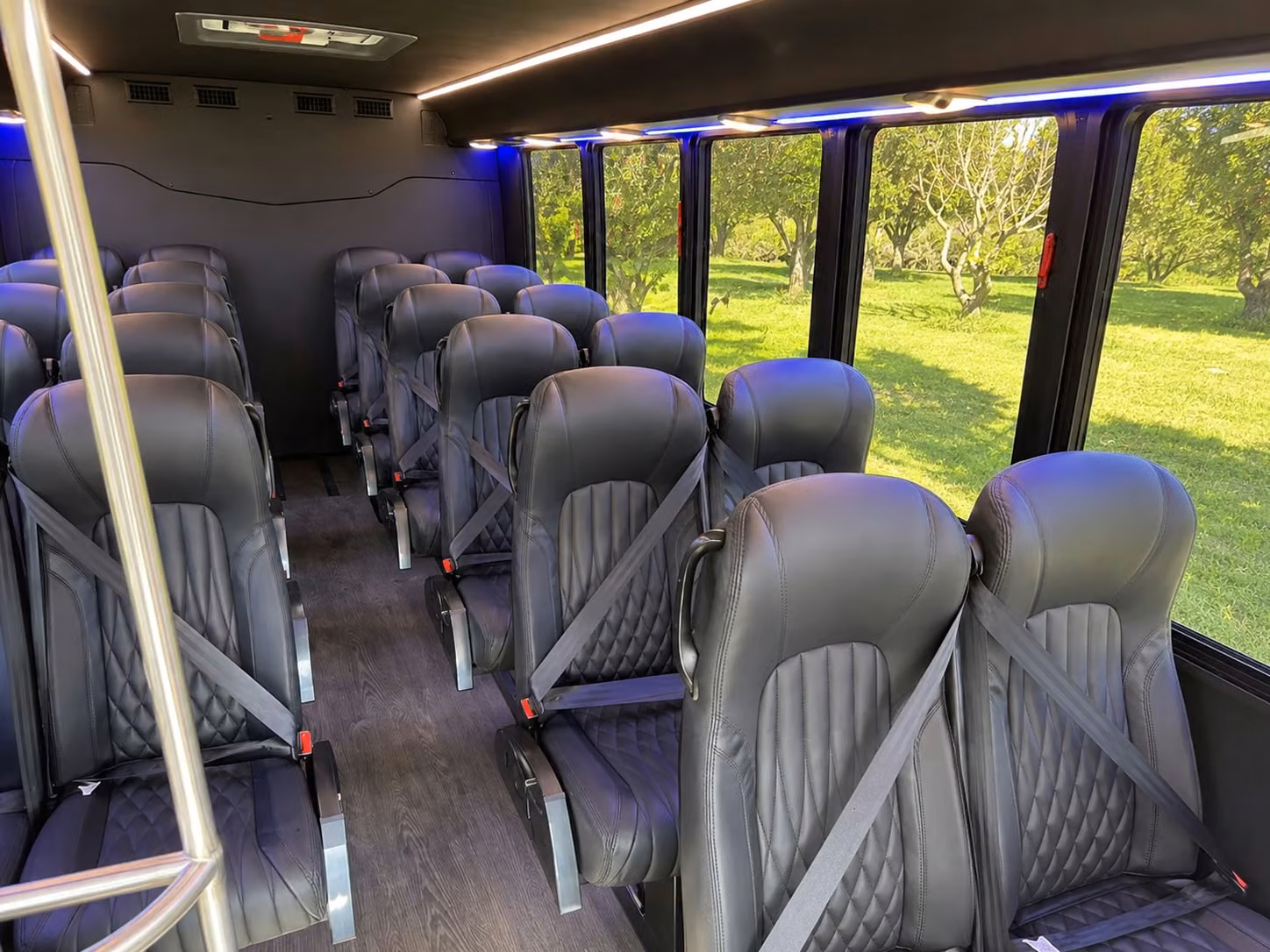 18 passenger minibus inside