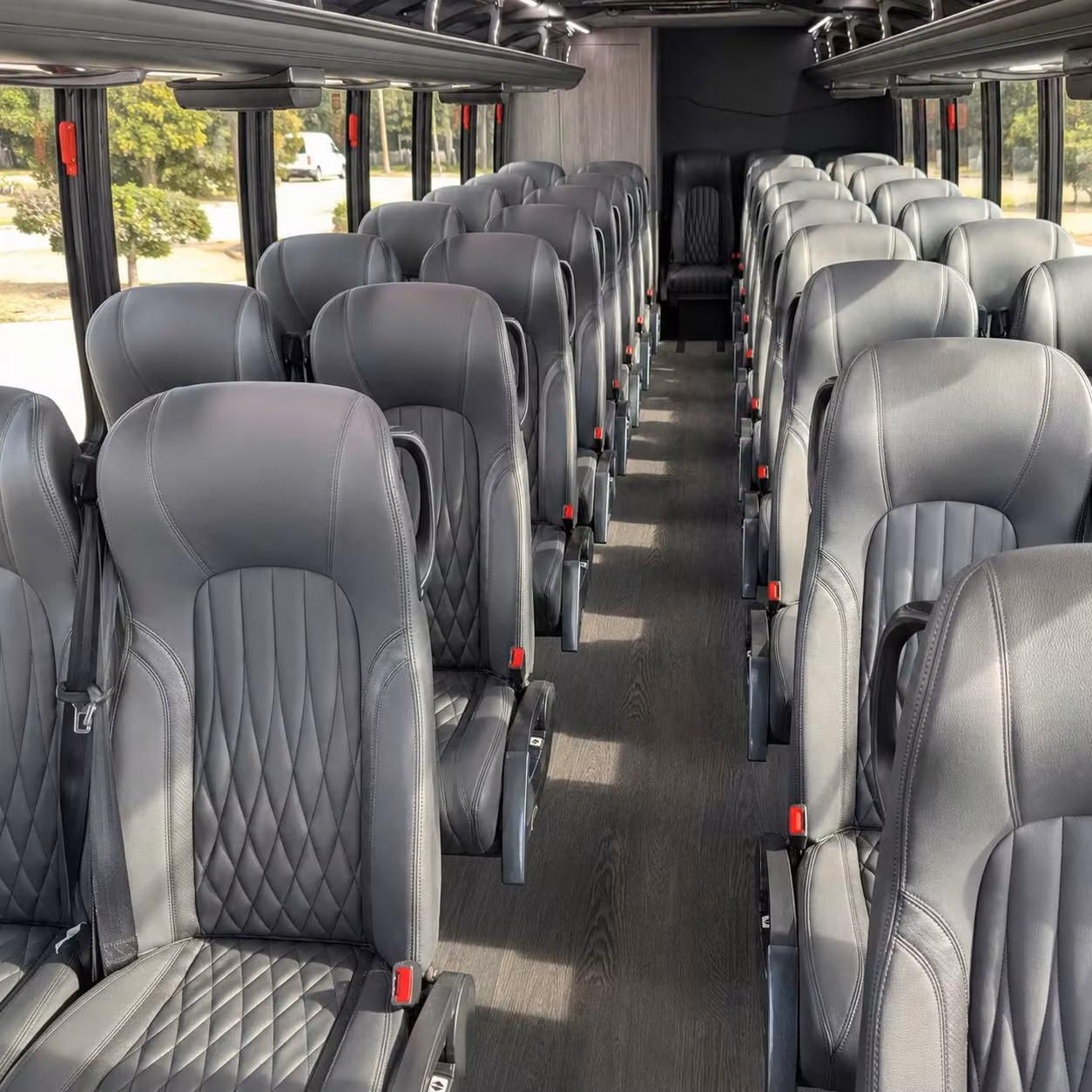 35 passenger minibus inside